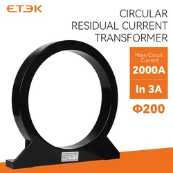 Zero Sequence Current Transformer High Current CT 3A Ratio Zero Phase Current Detection Leakage Protection MAX 630A-2000A  ZSCT