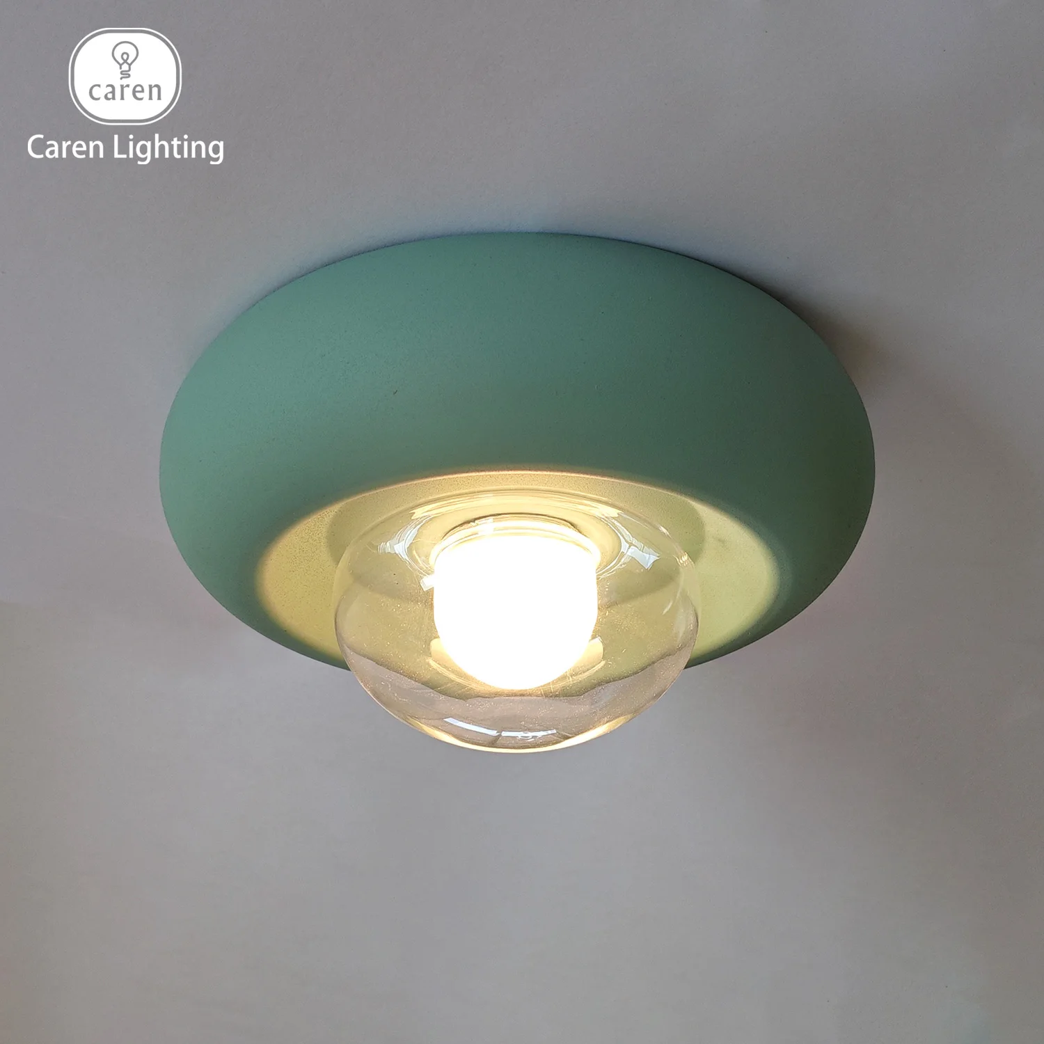 Caren Lighting Futurism Wall Sconces Lighting Design Glass Electroplating LED Bauhaus Contemporary Modern Cozy Light Fixture