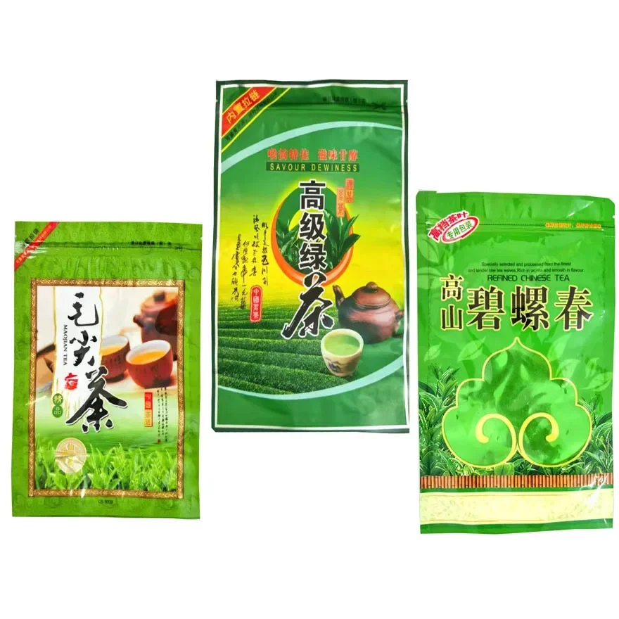 

Chinese 250g Tea Biluochun Green Tea Set Vacuum Plastic Bags maojian Black Tea Bag Compression No Packing Bags