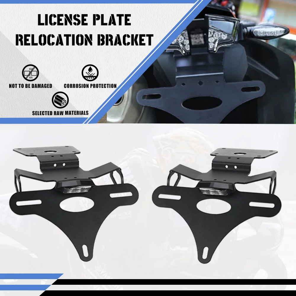 

License Plate Holder Bracket Rear Tail Tidy Fender Eliminator Kit FOR KAWASAKI Z650RS 2021 2022 2023 2024 2025 Z 650RS Z 650 RS