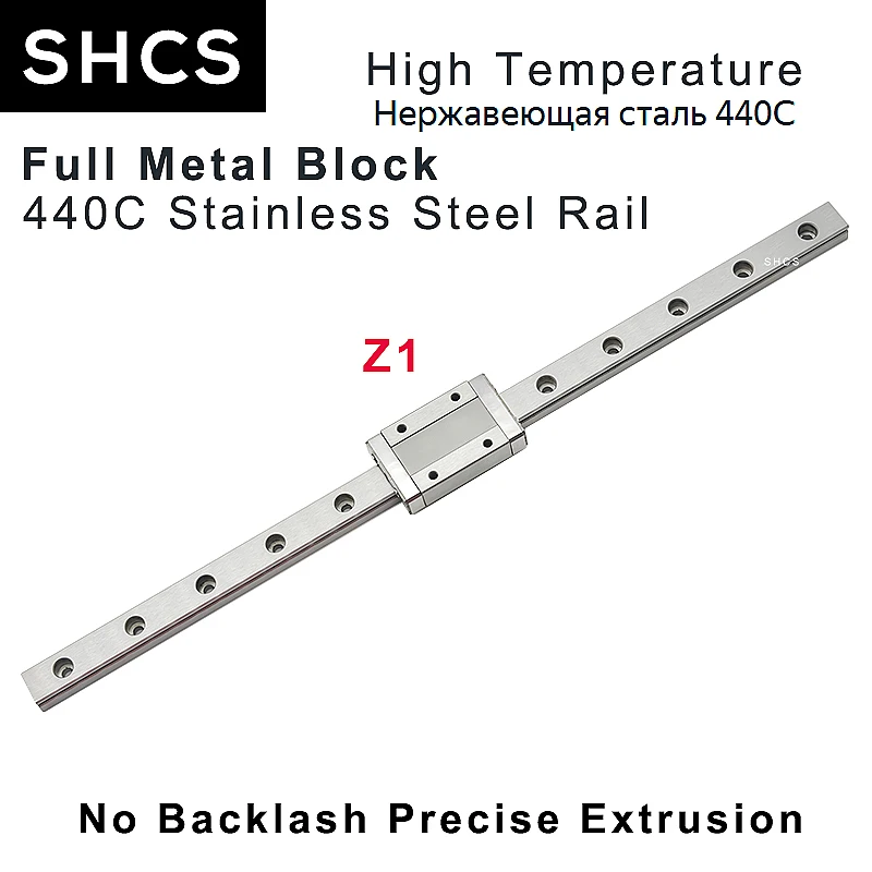 

Высокотемпературная линейная направляющая MGN9C MGN9H MGN12C MGN12H Цельнометаллический блок с направляющей из нержавеющей стали 440C