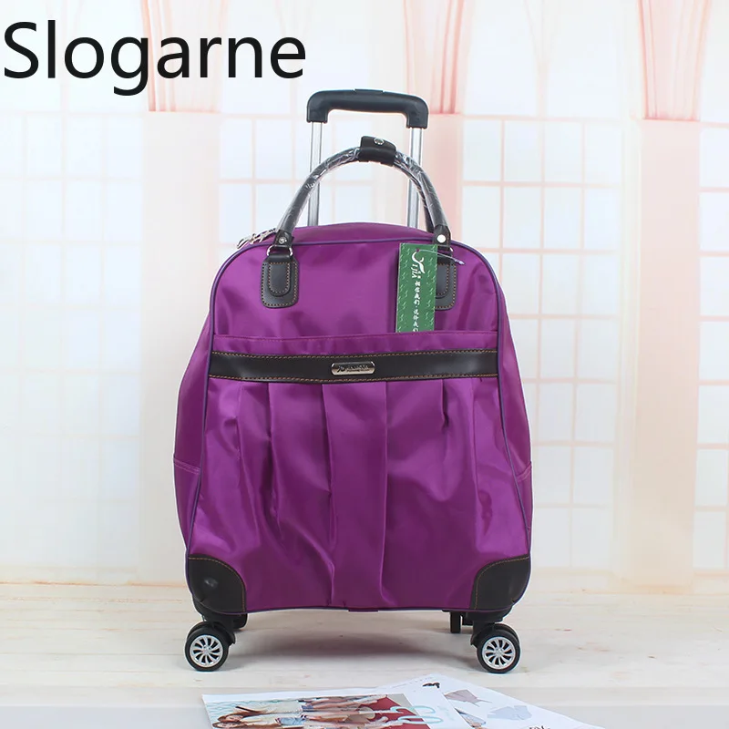 2026 New 4 Wheels Traval Bag Women Waterproof Travel Duffels Men Oxford Rolling Luggages Girls Trolley Luggages Fashion Suitcase