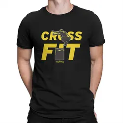 Jumps T-Shirt Men Crossfit Amazing Cotton Tee Shirt Crewneck Short Sleeve T Shirt Printed Clothes