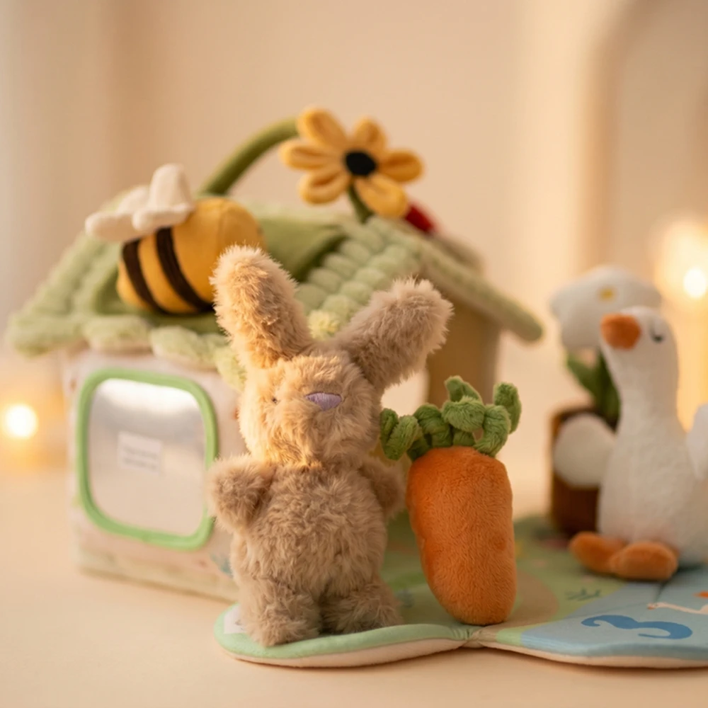 Baumwoll-Puppenhaus-Möbelset für Kinder, Miniatur-Rollenspielzeug zur Förderung der Feinmotorik bei Kleinkindern, Baby-Spielzeuggeschenk – Detail 26