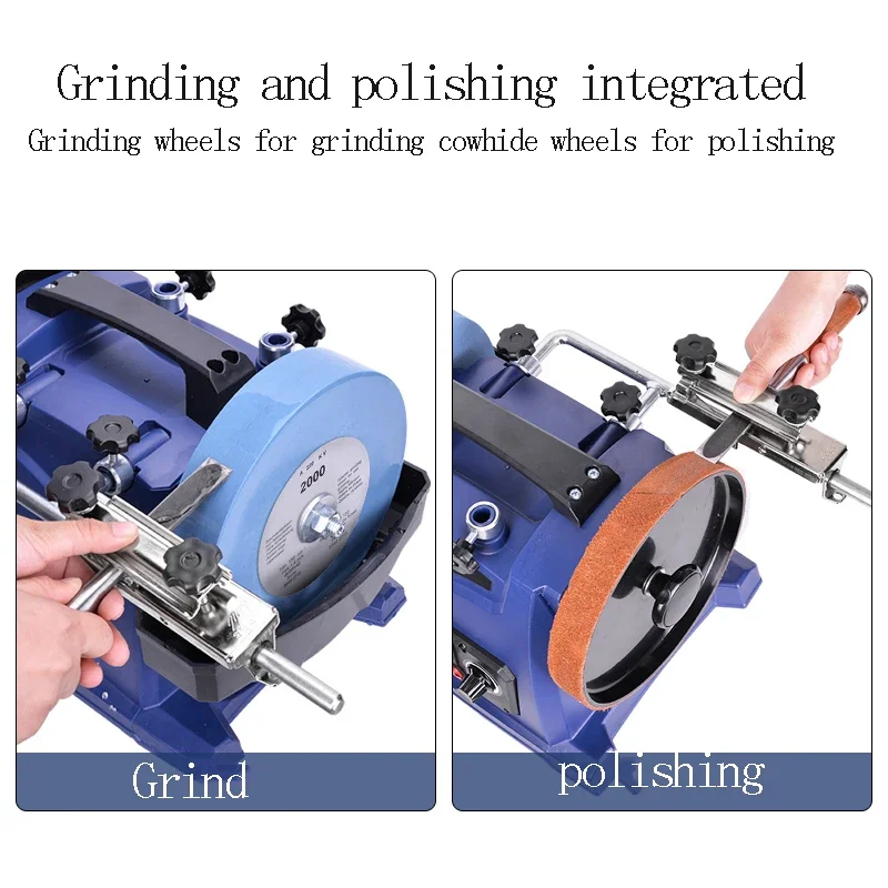 Low-Speed Water-Cooled Knife Sharpener Woodworking Grinding And Polishing Integrated Electric Desktop Knife Sharpener