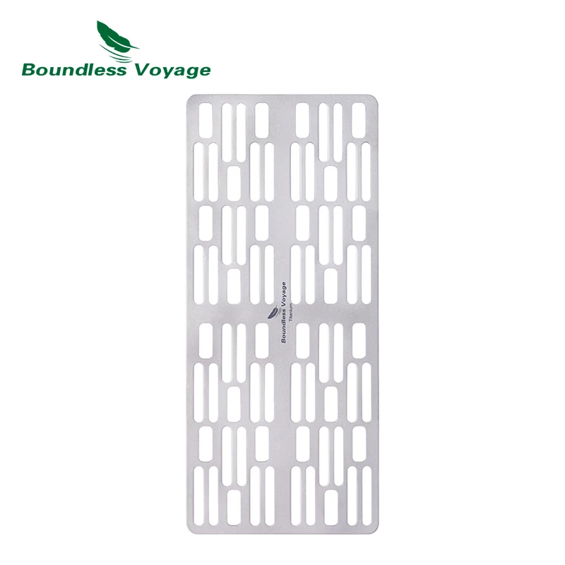 رحلة لا حدود لها من التيتانيوم شواء شبكة التخييم تجهيزات المطابخ جراثيم السفر في الهواء الطلق نزهة الفحم شواء أدوات المائدة #1