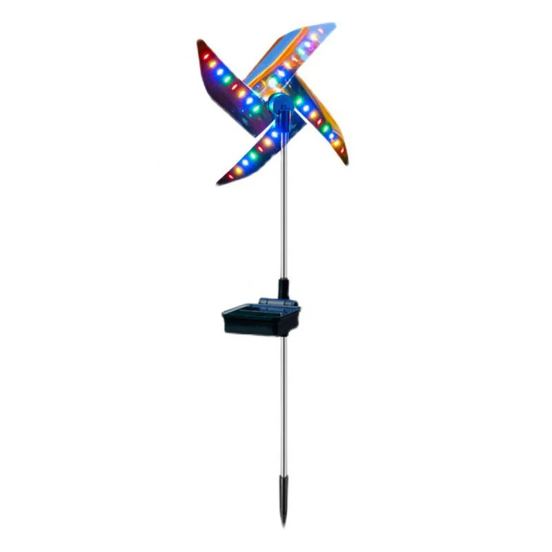 

Solar Windmill Landscape Light Outdoor Lighting Solar Garden Modeling Lawn Ground Insertion Garden Decoration Light