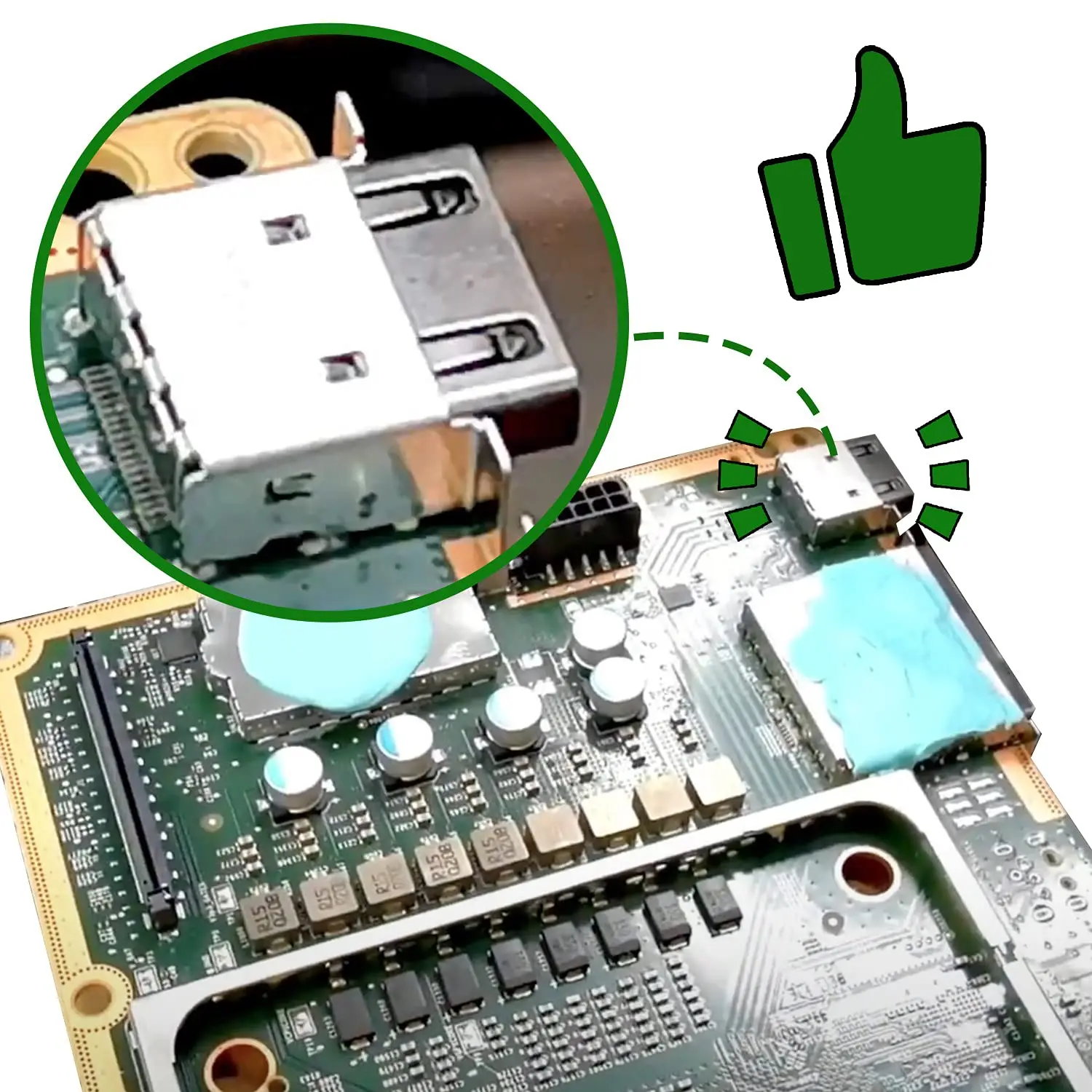 5Pcs Hdmi Port Repl… - image