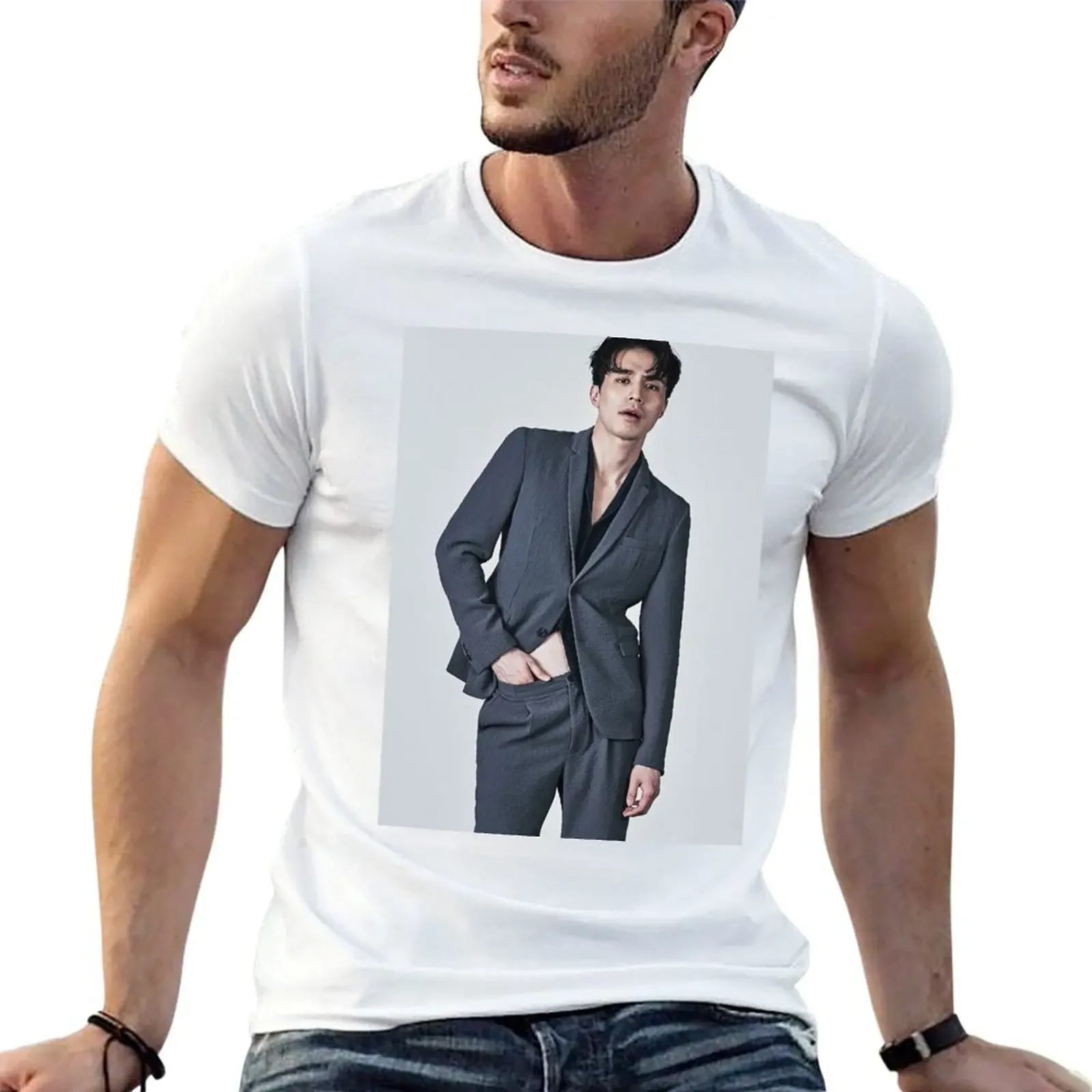 

LEE DONG WOOK T-Shirt vintage tops shirts graphic tees man t shirt heavy weight t shirts for men