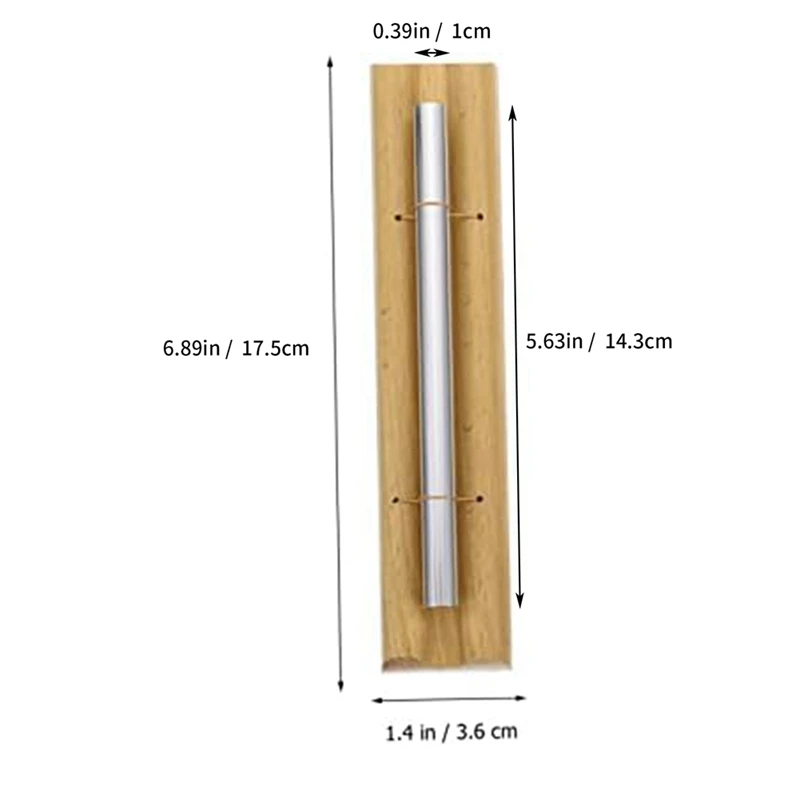 Hand Chimes 1 Phoneme Percussion Instrument Musical Toy Wooden Wind Chime Music Teacher Tools Hand Bell Chime-ABWY