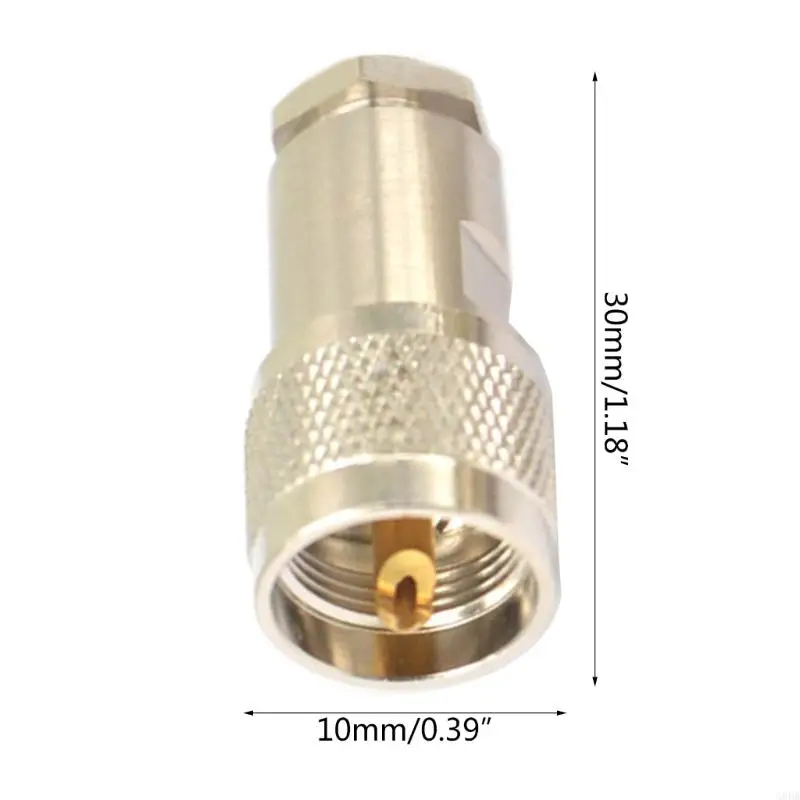Plugue SL16 eficiente e eficiente do G8DB para conectar o conector coaxial RG303 e LMR195