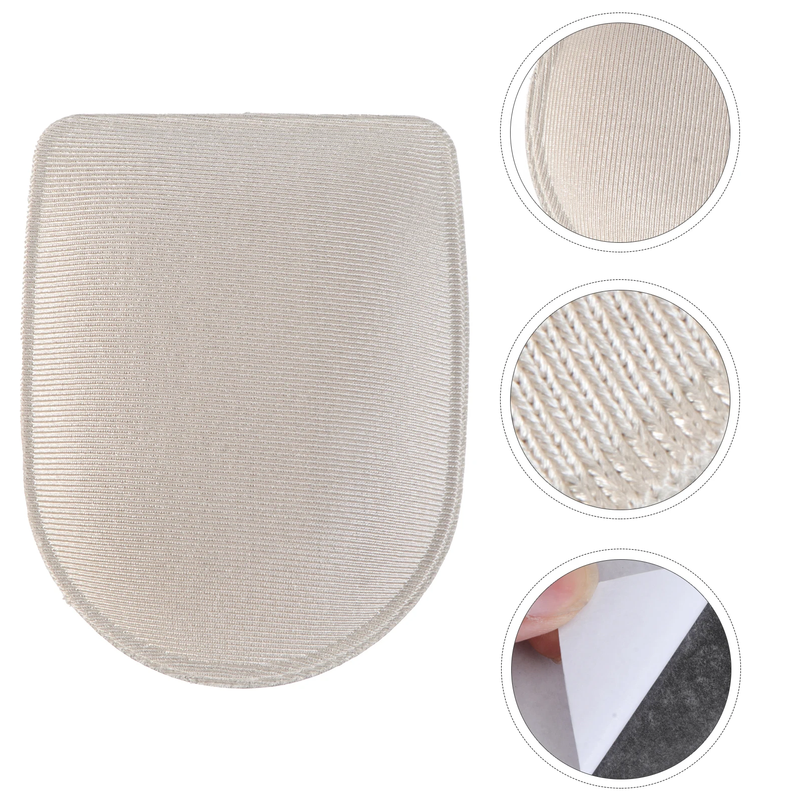 

5 Pairs Shock-absorbing Heel Pad Pads Shoe Inserts Soft Comfort Half Insole Men and Women
