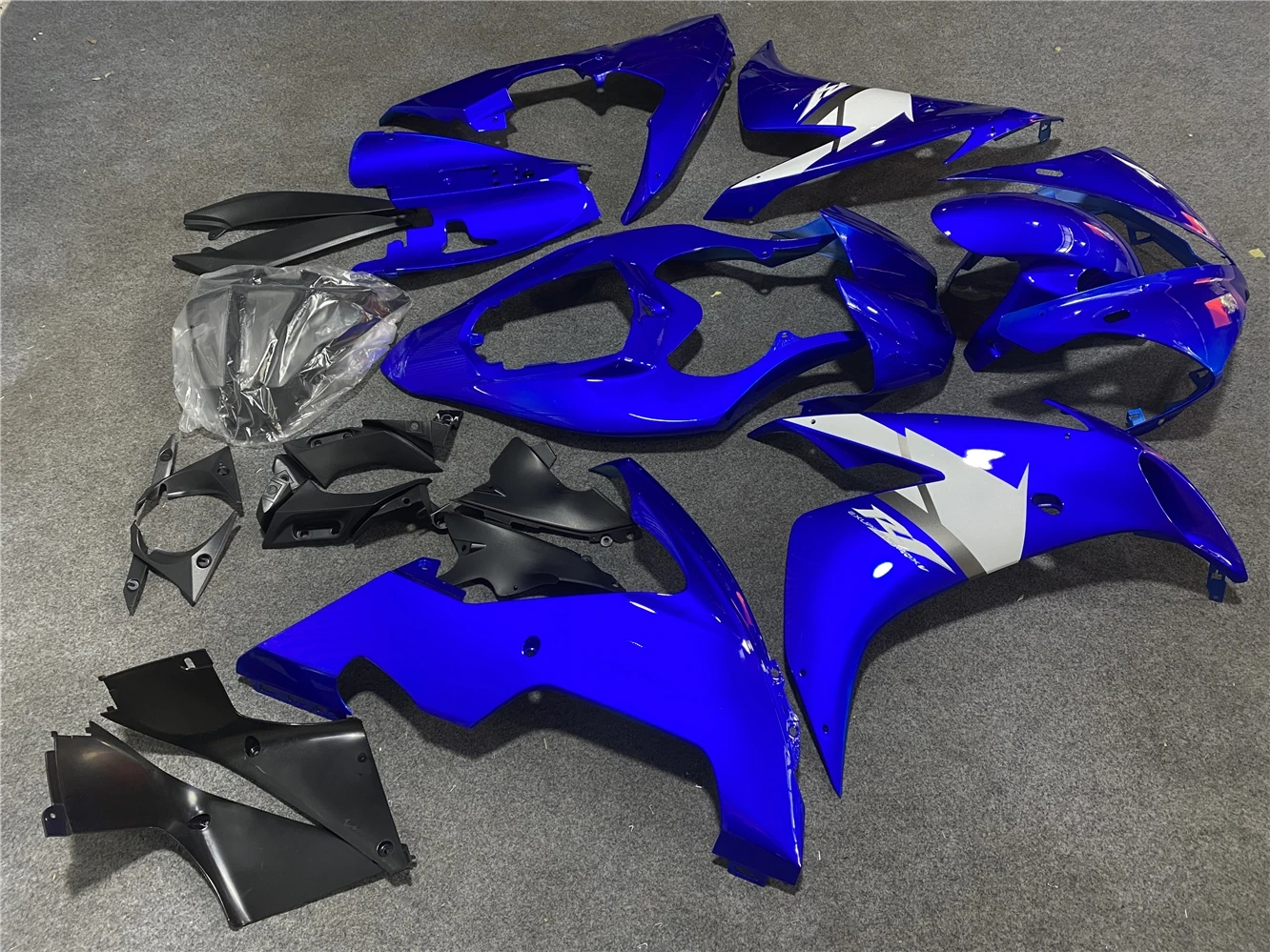 Motorcycle Fairing kit fits Yamaha YZF-R1 2004 2005 2006 YZF1000 04 05 06 Fairing Blue white motorcycle housing