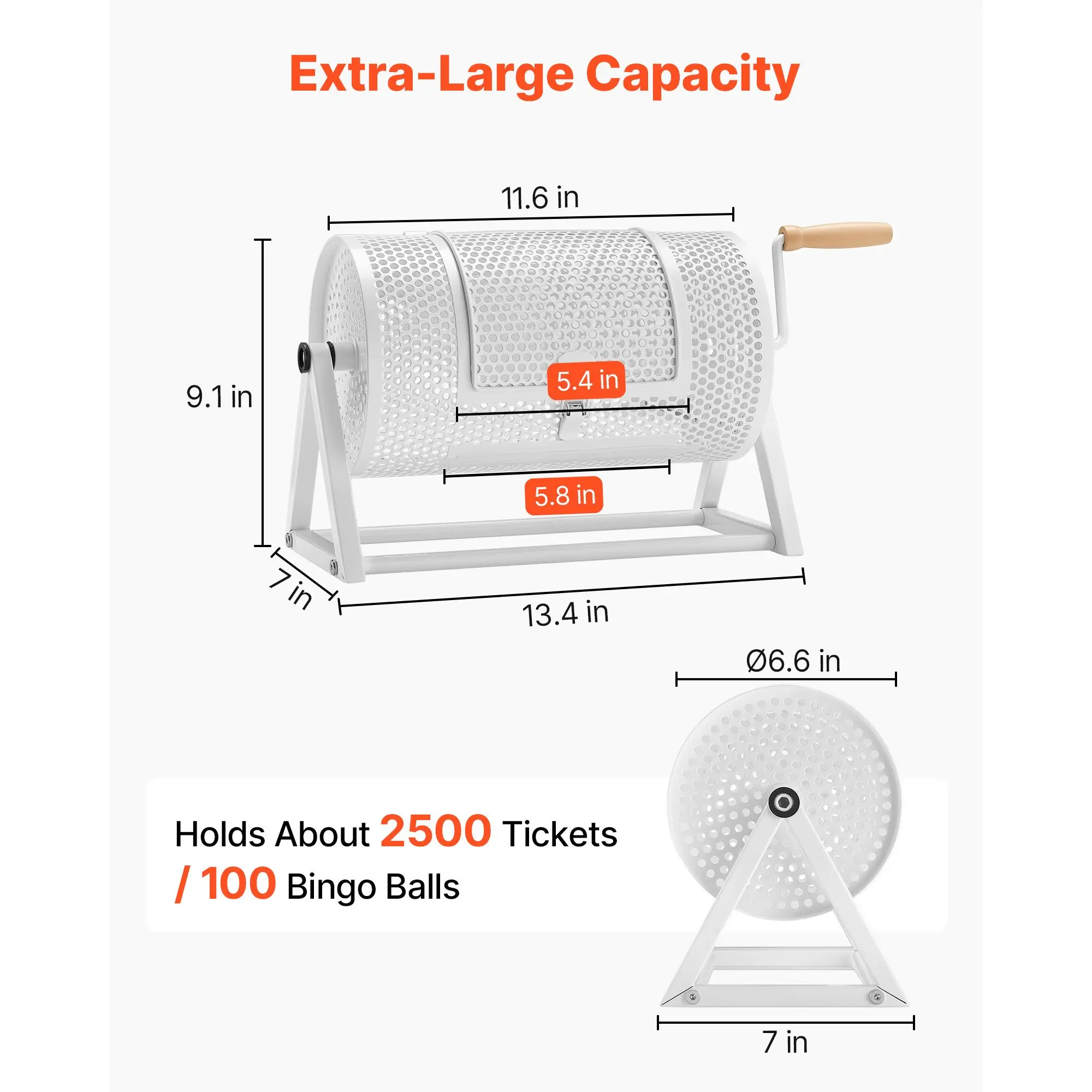 Raffle Ticket Spinner, 11.6