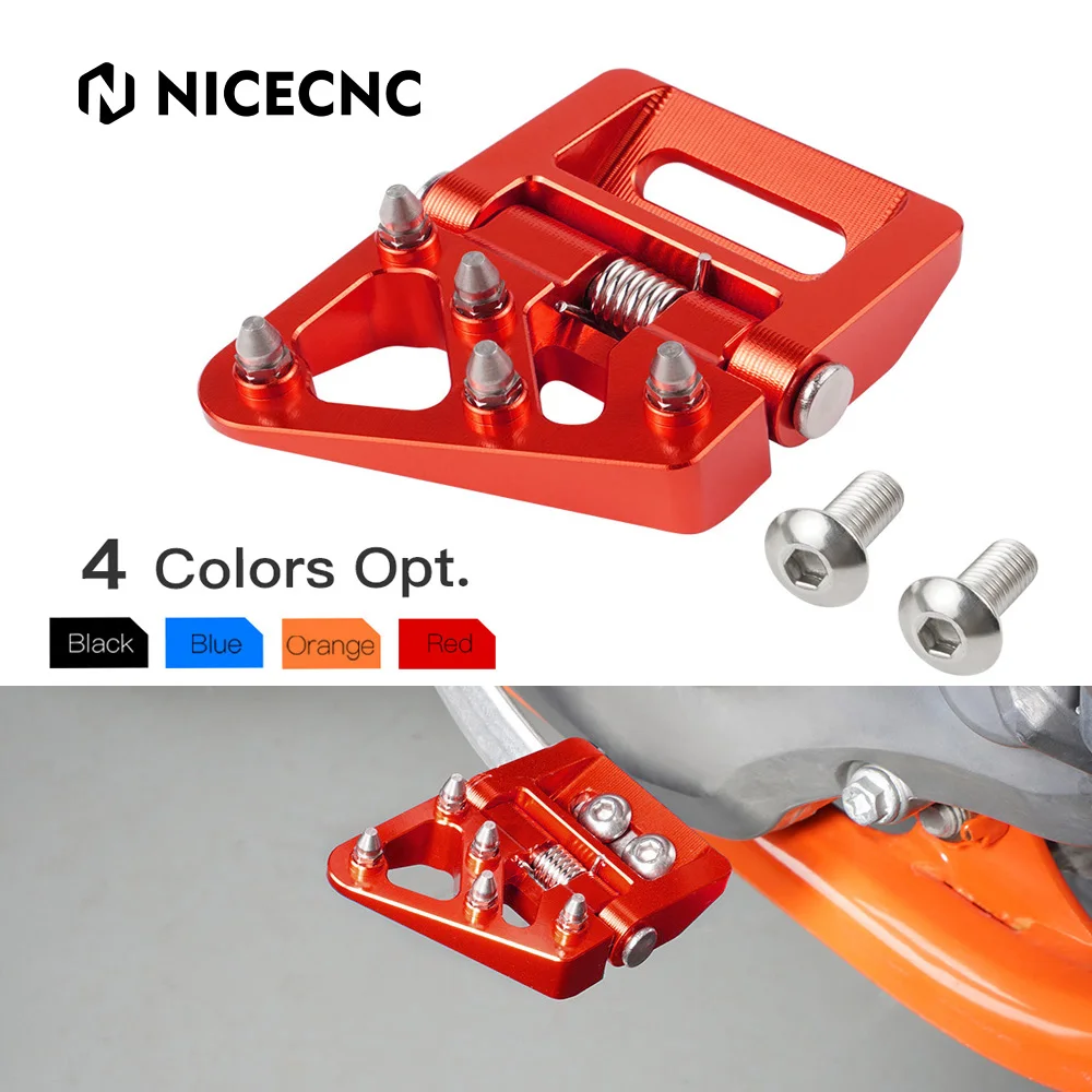 

Rear Folding Brake Pedal Step Tip Plate For GasGas Gas Gas EX EC MC 125 150 200 250 300 250F 350F 450F 2021-2023 KTM Husqvarna