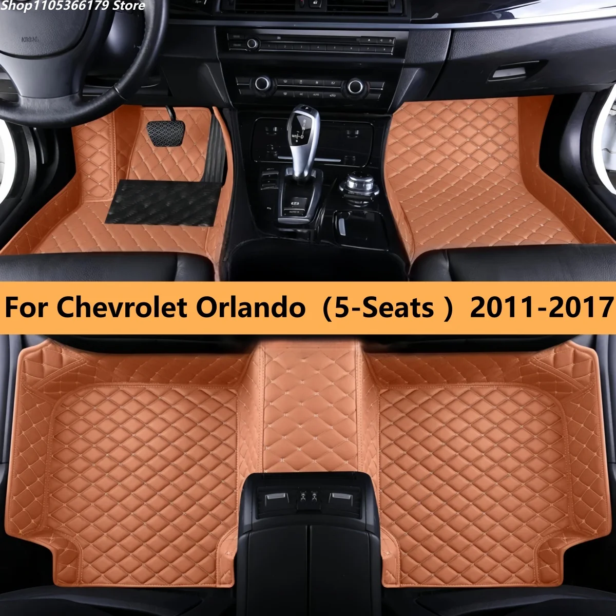 

5 Seats Auto Floor Mats Fit For Chevrolet Orlando 2011 2012 2013 2014 2015 2016 2017 Auto Full Set Carpet Pads
