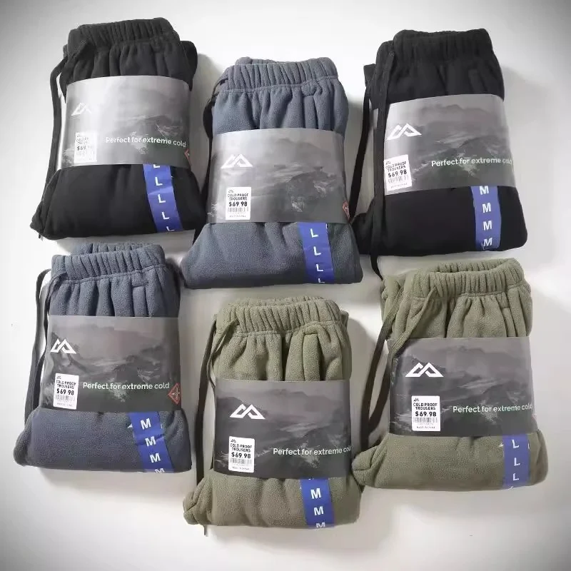 

Мужские зимние повседневные утепленные теплые спортивные штаны из овчины с флисовой подкладкой New Zealand Outdoor Original Paaging
