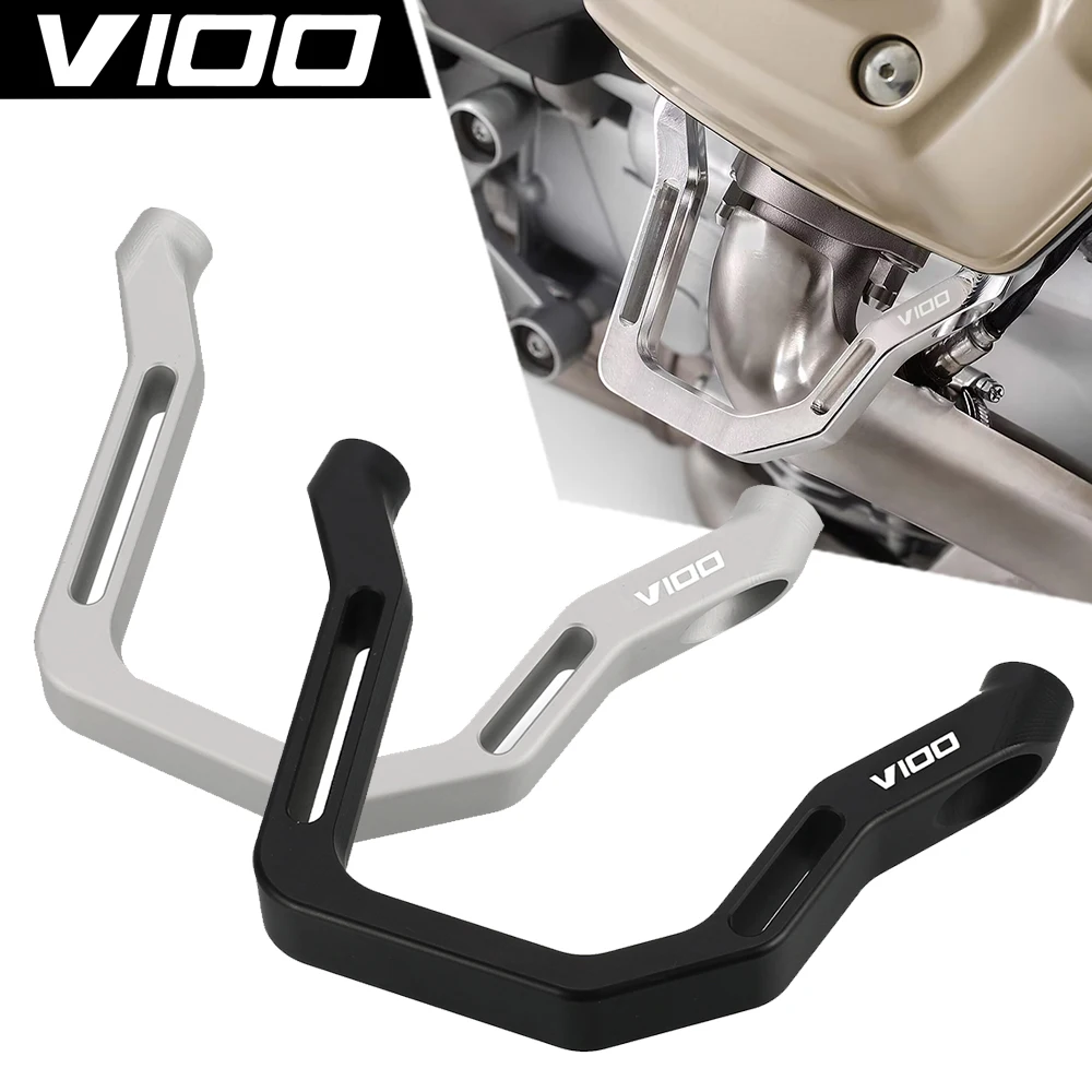 

For Moto Guzzi V100 Mandello /S 2023-2026 Motorcycle Engine GUARD KIT Accessories V100 Stelvio Engine Frame Crash Protection