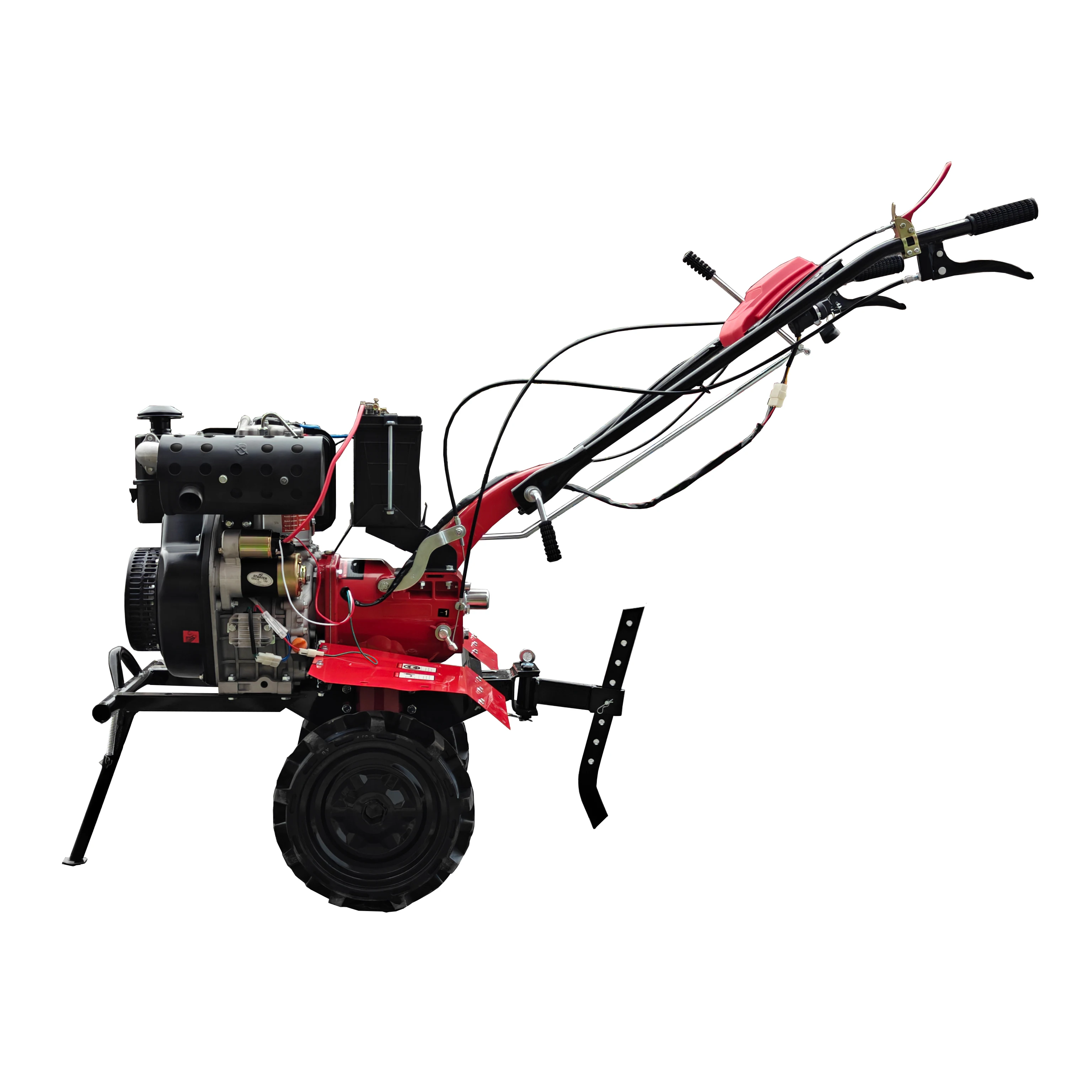 

Ultra Fuel-Saving High Efficient 10HP Mini Rotary Tiller With Gearbox Motor-Driven Cultivator