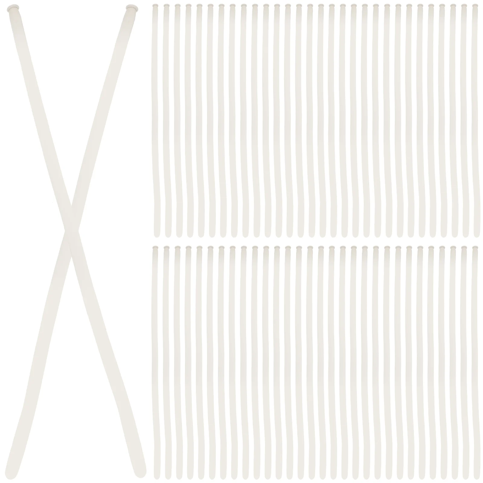 

Strip Balloon DIY Twisting White Emulsion Party Balloons Latex Long