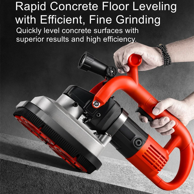4-Disc Floor Grinder, Polisher, and Hard Concrete Surface Machine Concrete Rough Grinder