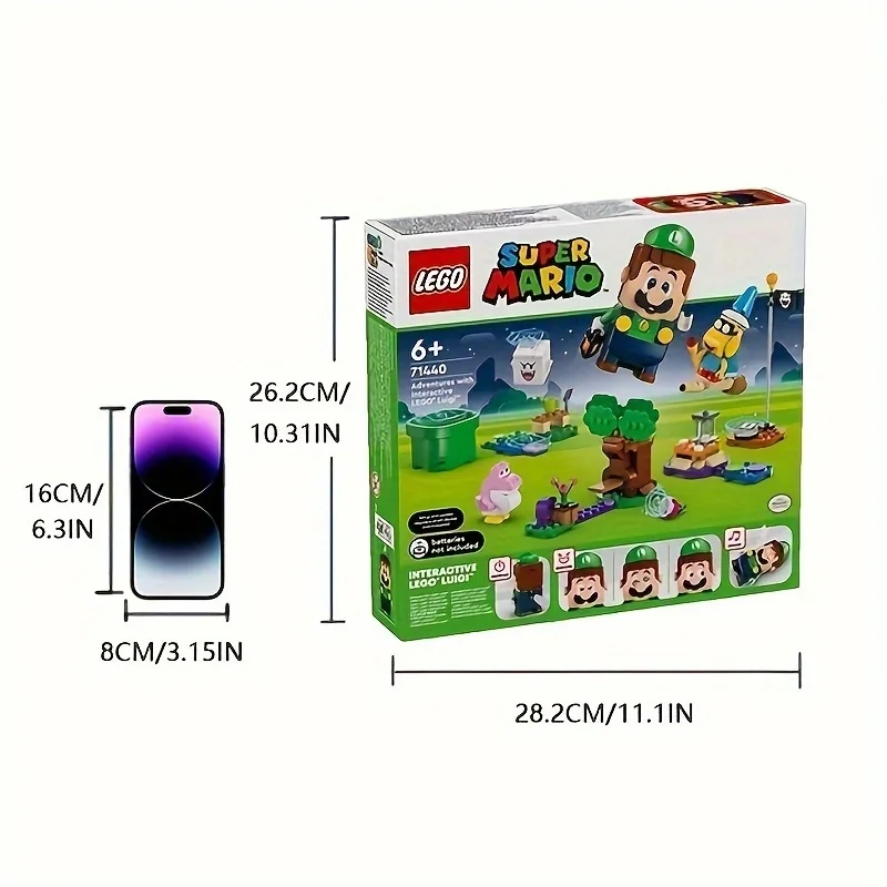 Ensemble de jeu de blocs de construction Mario Series, filles et joueurs à partir de 6 ans, cadeau de Noël pour enfants, 71440