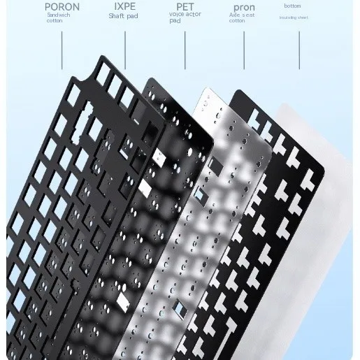 Imagem -05 - Wired Kit Teclado Mecânico Estrutura Gasco Swappable Rgb Custom Cnc Aluminum Hot Gk82