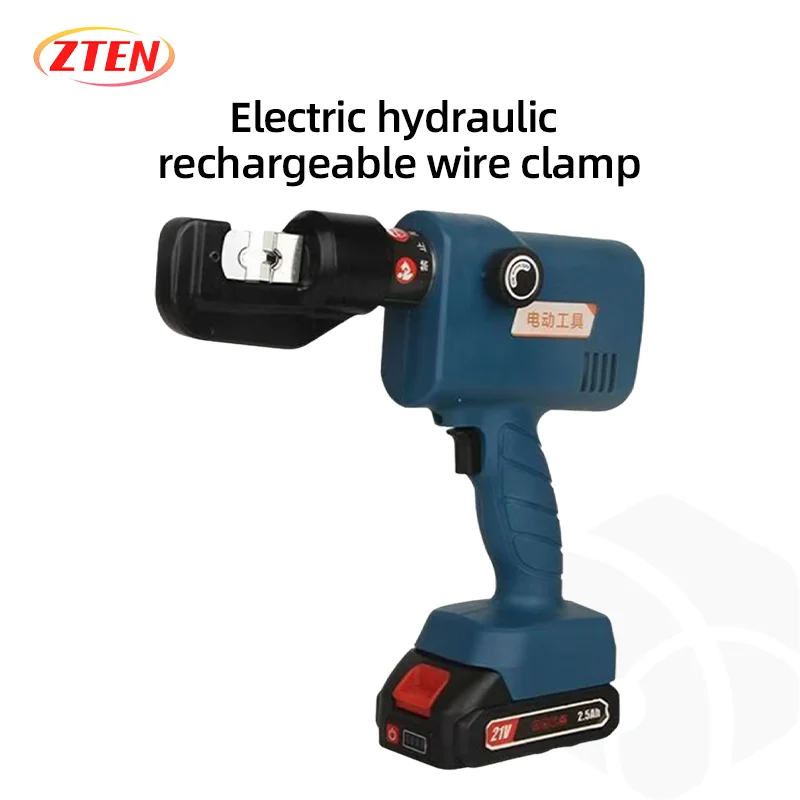 

4-70mm² Electrician Pliers Hydraulic Copper Nose Crimping Tool with Aluminum Lithium Battery Battery Powered
