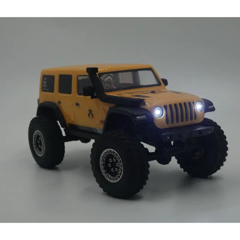 LED Simulação Angel Eye Farol, Jeep Wrangler Atualize Peças, 1:24 RC Crawler Car, Axial SCX24 AXI00002 AXI00005 90081, 2pcs