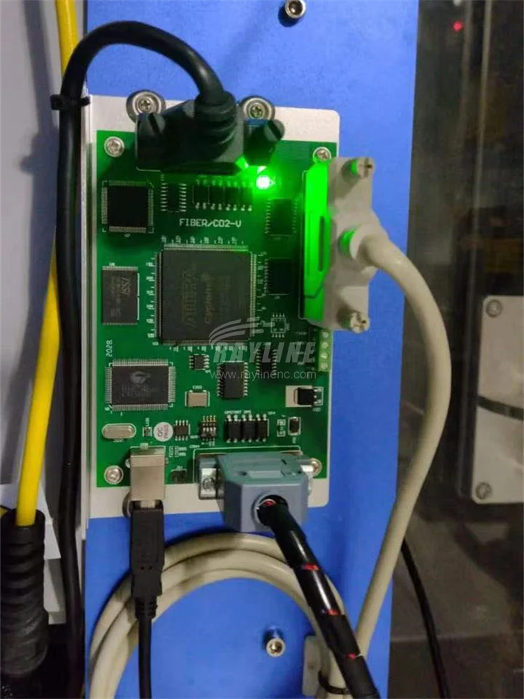 Papan kontrol serat Laser untuk ukiran tanda Laser dengan papan pcb tanda Laser serat CO2 Ezcad