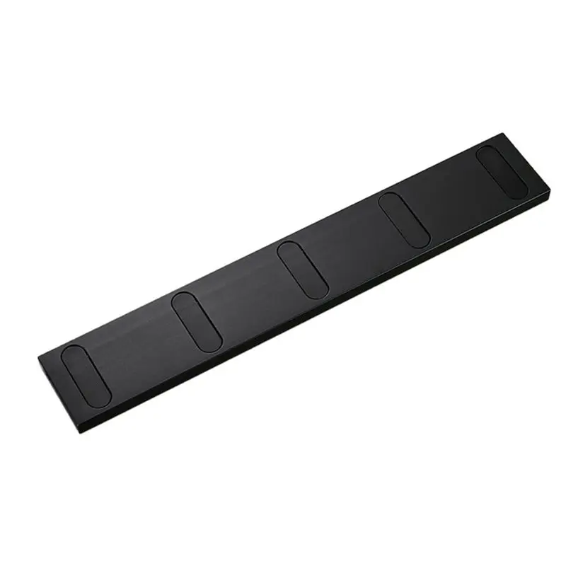 ABVG-Invisible Folding Wall Hanger 5 Hooks Towel Rack Coat Clothes Hanger Self-Closing Back Door Hooks Bathroom Kitchen