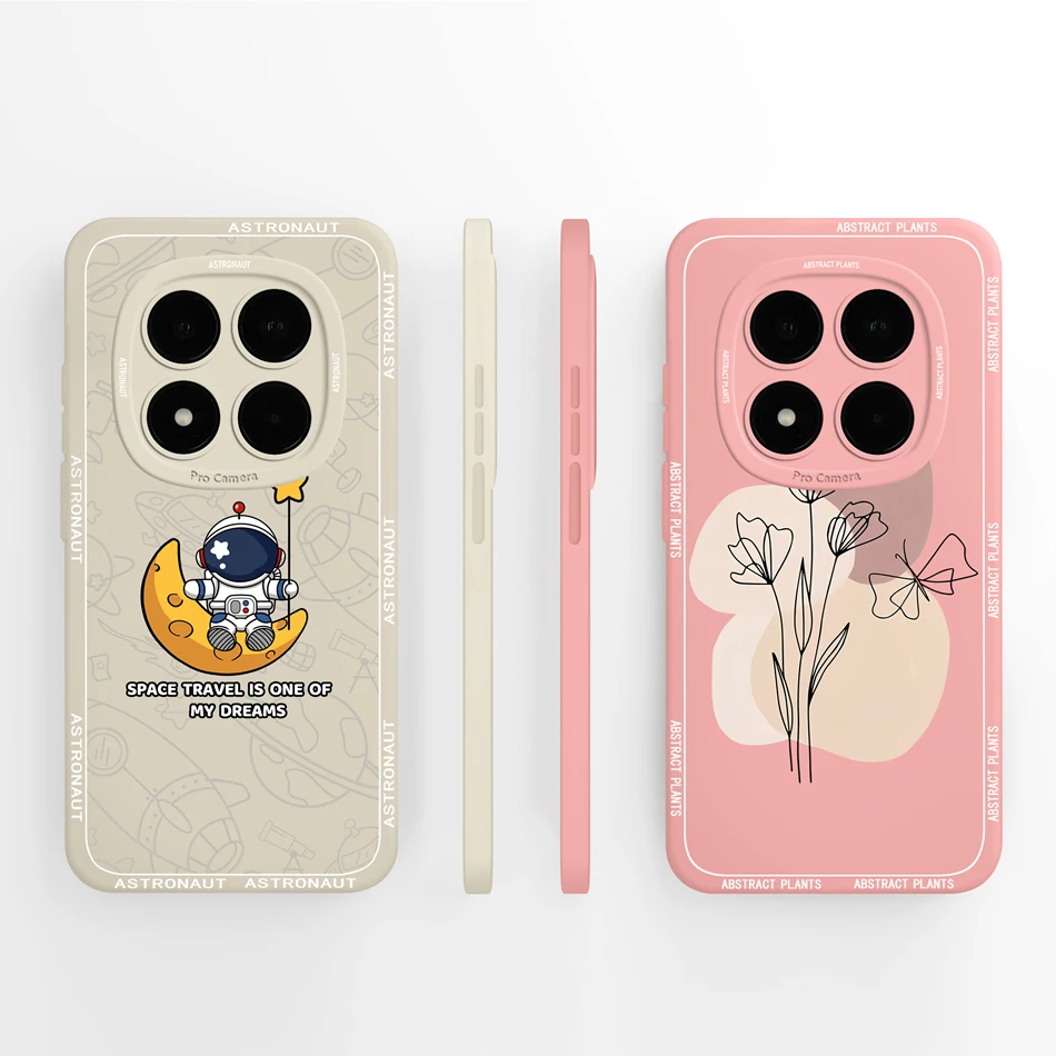 For Xiaomi Redmi Note 15 Pro Plus Case Cute Panda Soft Liquid Silicone Phone Back Cover For Redmi Note15 4G 5G Couple Fundas
