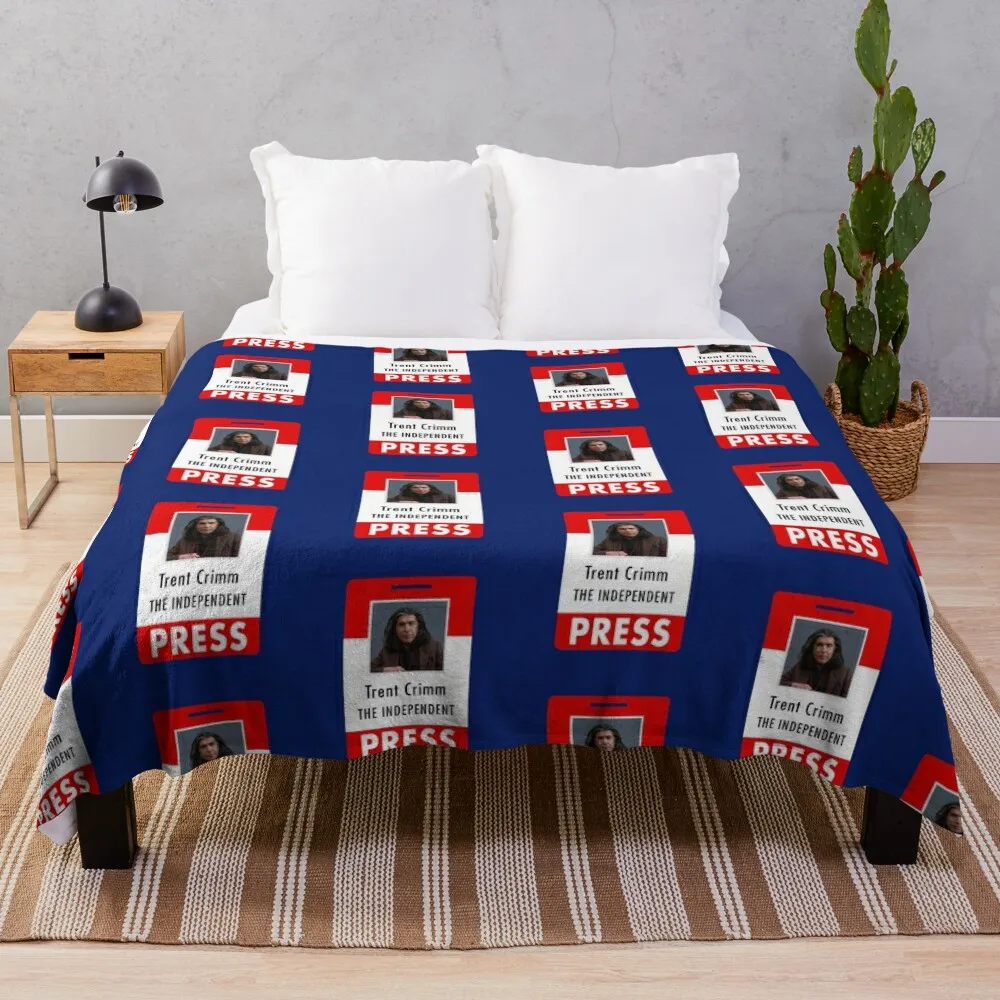 

Trent Crimm ID Card Throw Blanket Soft Beds For Sofa Thin Beautifuls Luxury Throw Blankets