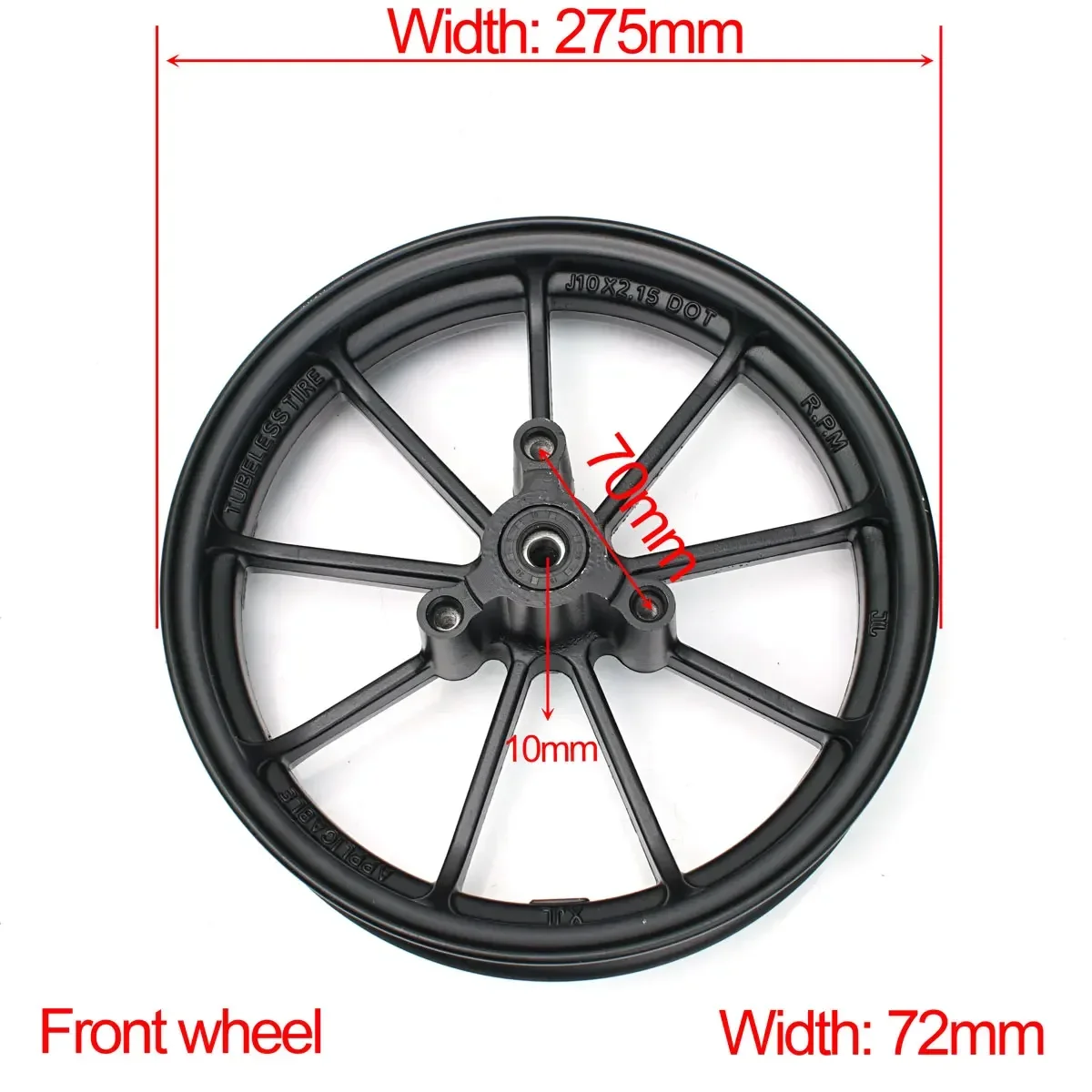 200mm/220mm Motorcycle Scooter Rim Wheel Brake Disc Brake Pump 70mm mounting hole Disc For Honda DIO ZX AF18 AF25 af28 af34 35 H - Image 4
