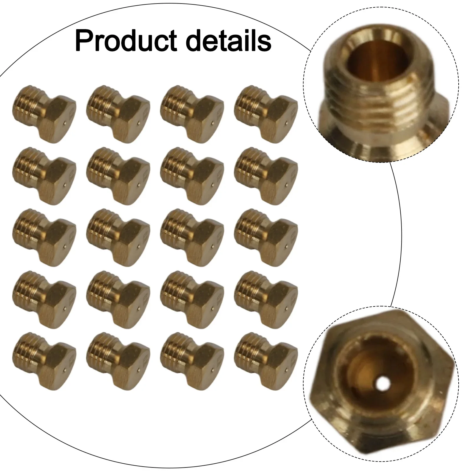 Grill Burners Brass Nozzles Outdoor Cooking Robust Copper Material Versatile Conversion Kit Outdoor Cooking Replacement Parts