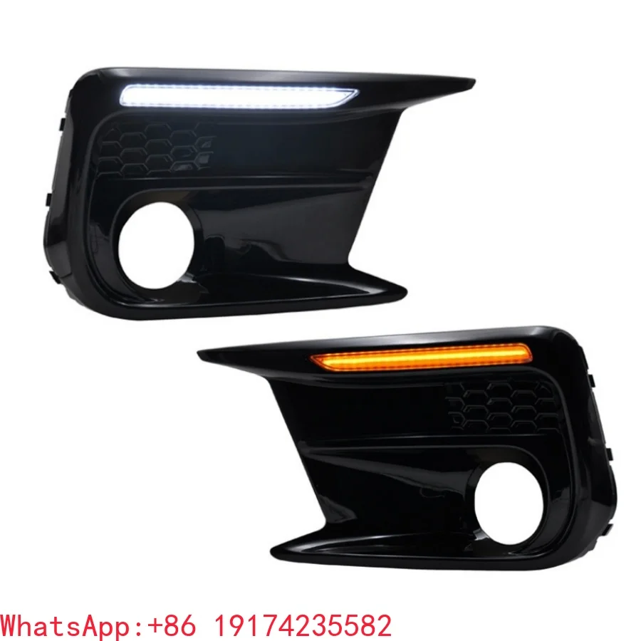 

Car LED DRL Daytime Running Light for Subaru WRX STI 2018 2019 2020 2021 Sequential Turn Signal Fog Lamp Light