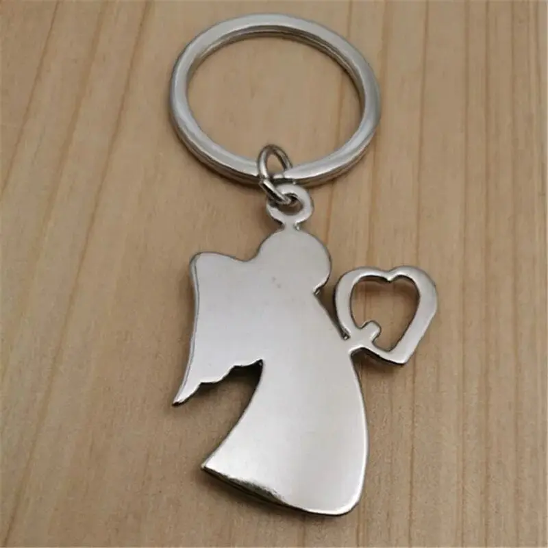 Hot Angel Keychain Key Ring Angel Key Chain Key Holder High Quality Portachiavi Chaveiro Llaveros Bag Charm Gift