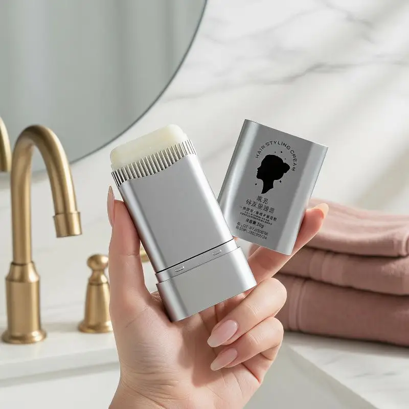 Strong Hold Hair Wax Stick, Non-Greasy Slick Pomade, Hair Styling Wax Stick for Tidy & Neat Hairstyle, Hair Care Accessory
