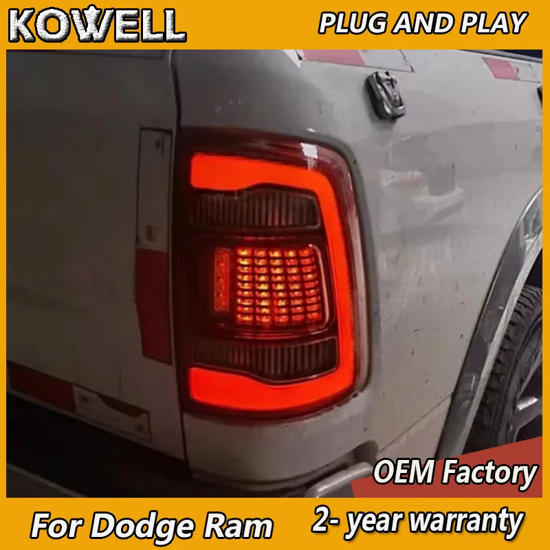 

Car Styling for Dodge Ram Tail Lights 2009-2018 Ram Taillight Rear DRL Fog Brake Turn Signal Reversing