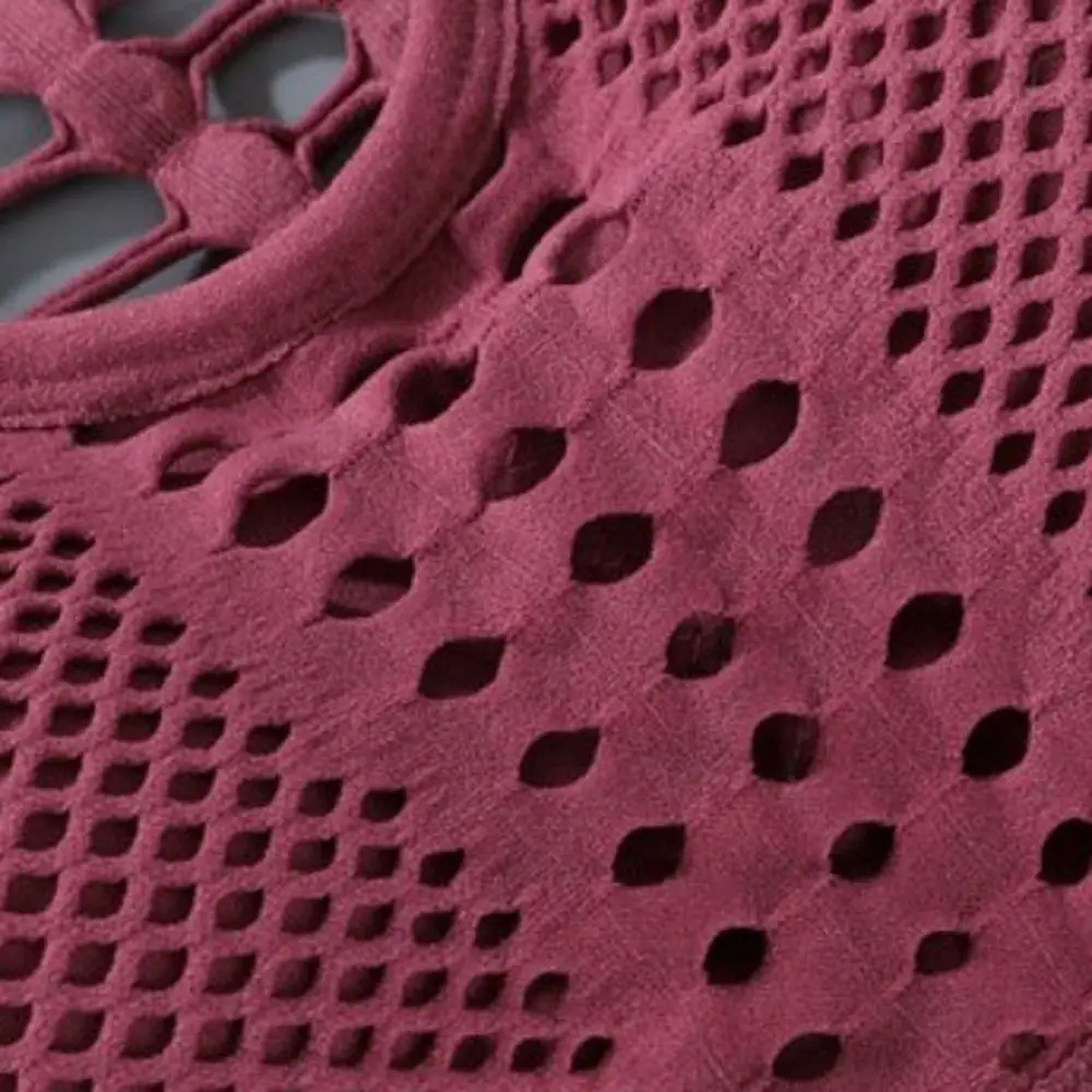 اللياقة البدنية الملابس الداخلية عالية للصدمات المرأة النشطة الصدرية تنفس التجفيف السريع اليوغا الصدرية الجوف خارج مريحة اليوغا سترة الصالة الرياضية #2