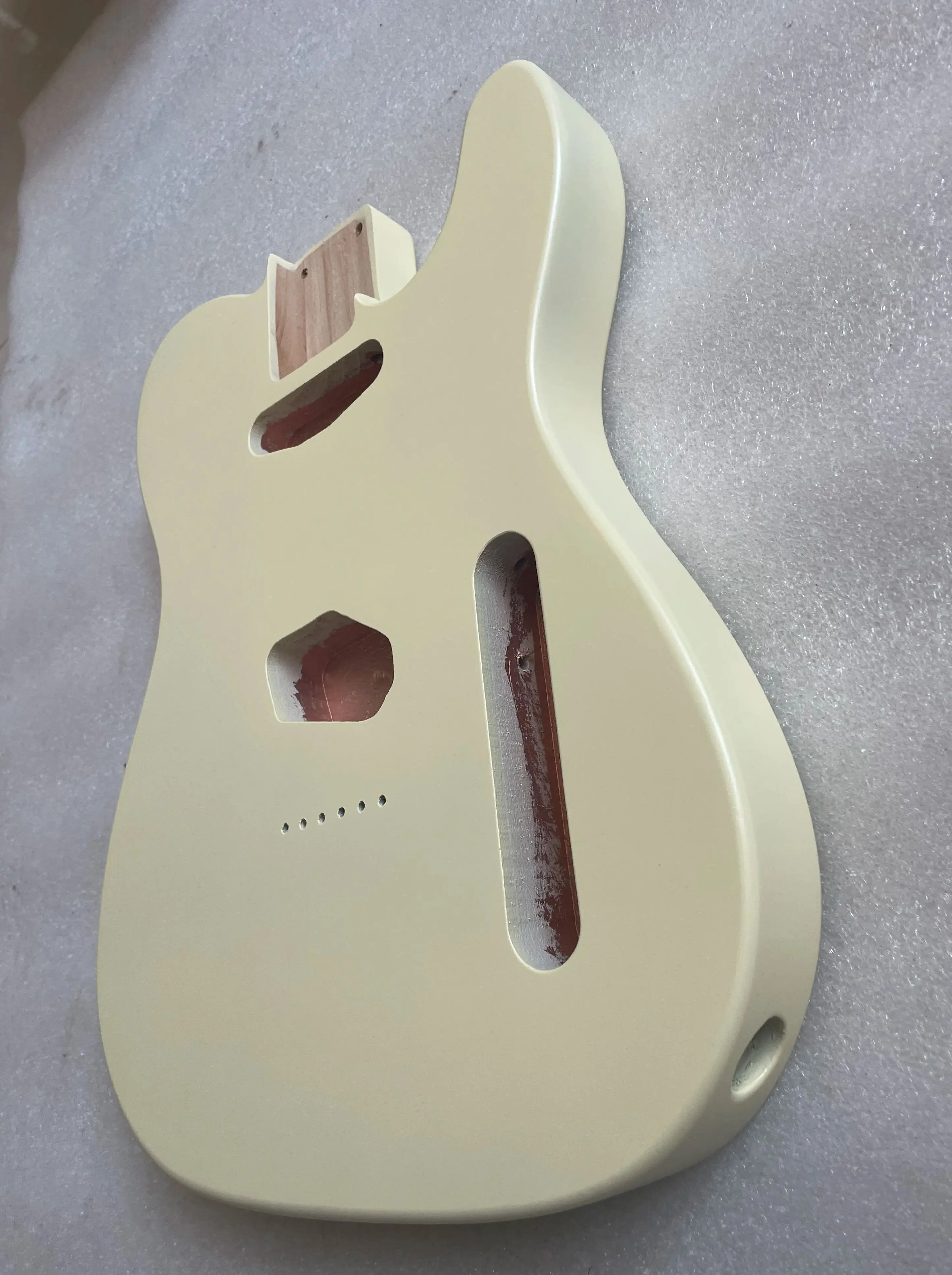 Alder Guitar Body Matte Nitro Finished Guitar Barrel, DIY Replacement Part Accessory, High Quality, Colorful SS, Milk White