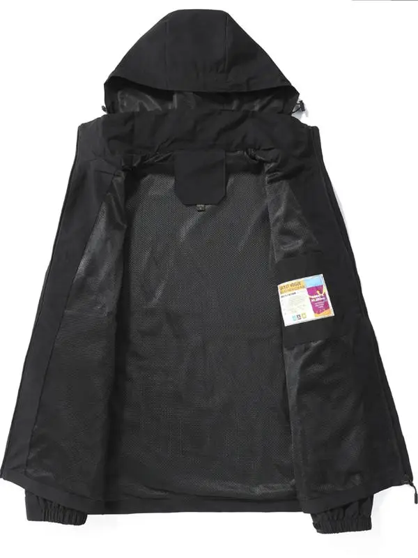

New 2024 Men's Outdoor Workwear Jaet Waterproof Windproof Spring Autumn Summer Climbing Clothes Stand Fit Casual Sle