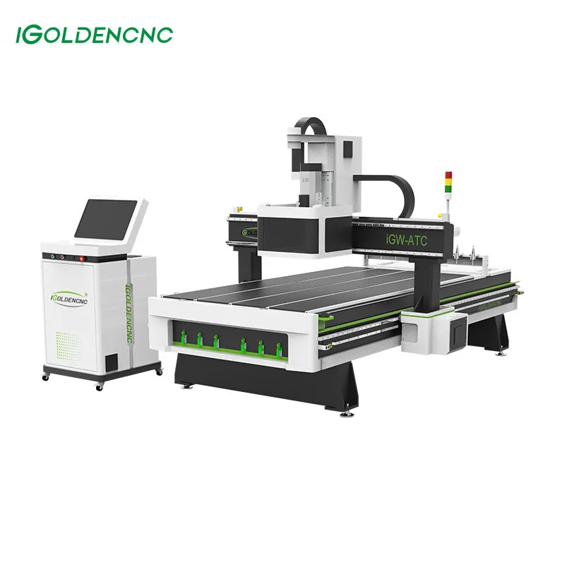 Price Igoldencnc Best Large Size 1325 1530 2030 2040 3 Axis Atc Cnc Router Wood Acrylic Woodworking Machine For Furniture