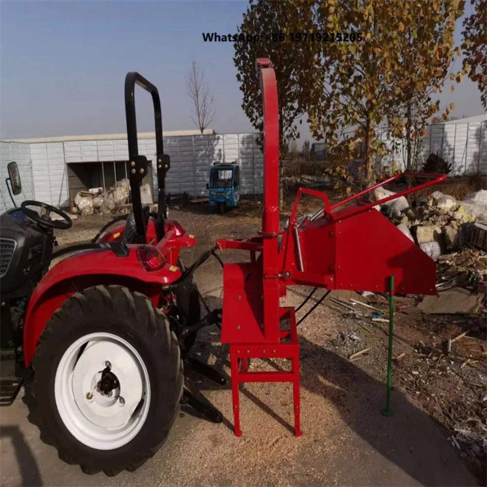 Wood Chipper with 3 Point Hitch for Tractor Implements