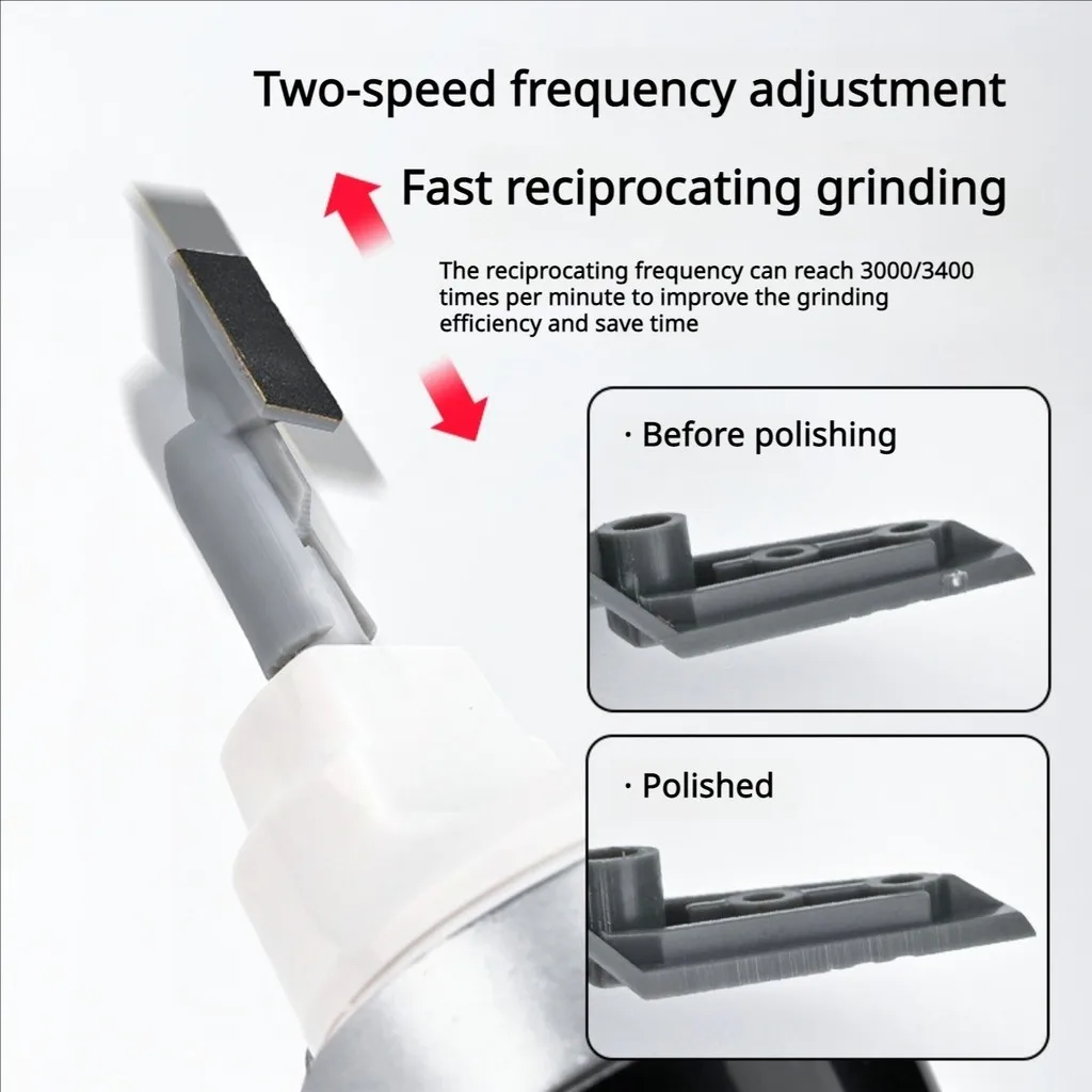 MSWZ MS148 Electric Reciprocating Sander 2 Speeds Adjustable Mini Handheld for Gunpla Sanding Polishing Grinding Hobby DIY Tools