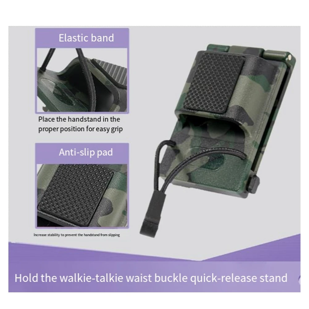 【ساخن】شماعة حزام الاتصال الداخلي العالمي لمشبك الراديو المحمول، دعامة شماعات الخصر، مشبك ميكروفون محمول سريع الإصدار