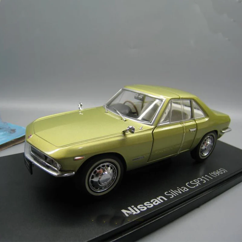 Diecast 1/24 Scale Silvia CSP311 1965 Simulation Alloy Car Model Static Display Collectible Toy Gift Souvenir