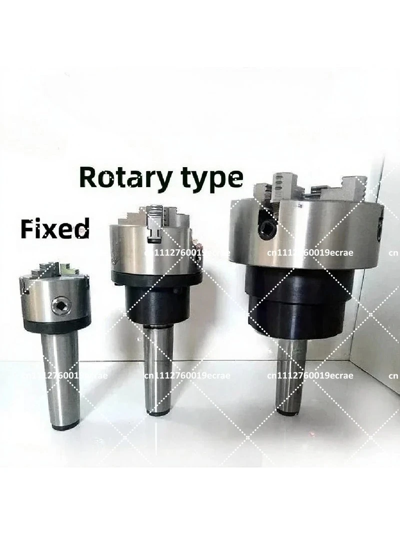 Rotary Type Taper Lathe Chuck Shank Flange Adapter MT2 MT3 MT4 MT5 3 Jaw 4 Jaw Chuck 80mm-200mm for CNC Machine Tools