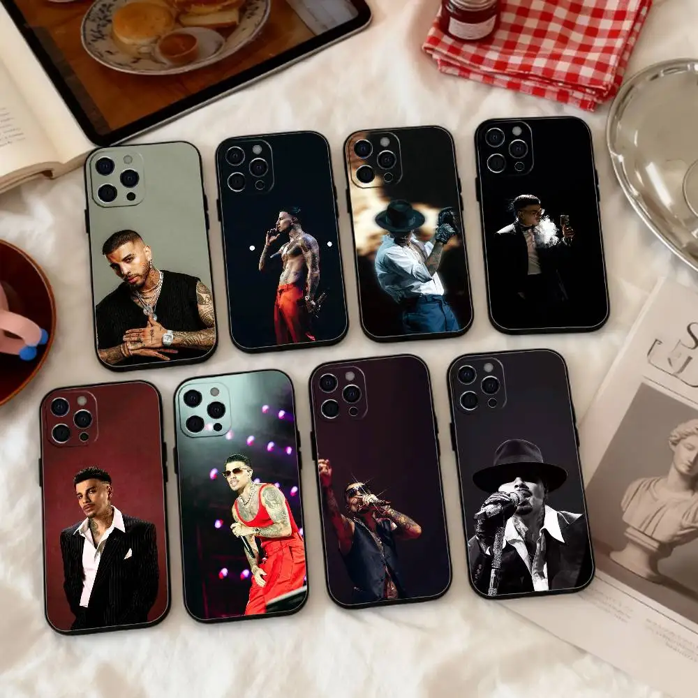 

COOL Singer-R-Rauw-Alejandro Phone Case Silicone Soft For IPhone 17 16 15 14 13 12 11 X XR Plus Pro Max Plus