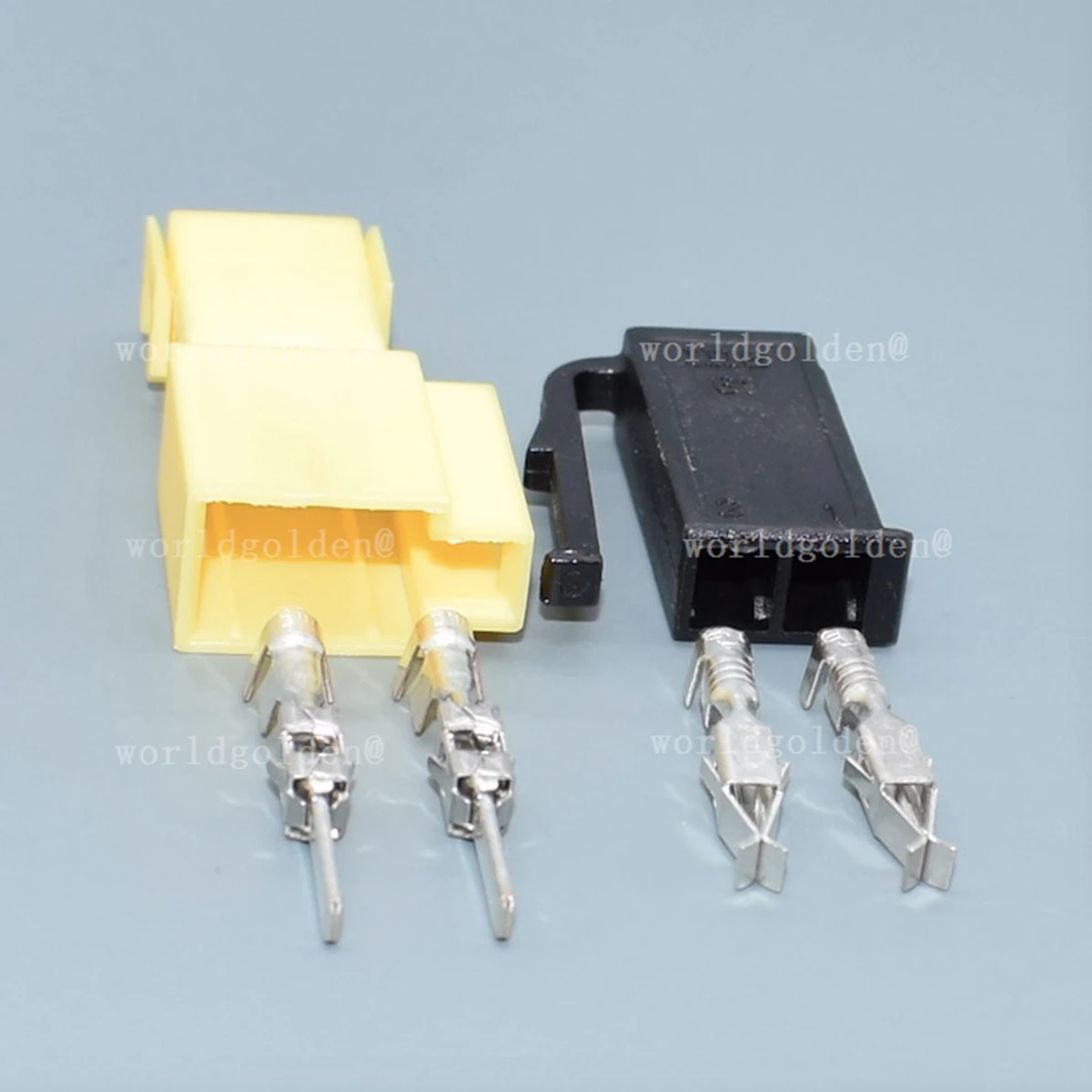 191906231A 1H0906712 2-Pin Male Female Connector Set for Universal Cars, complete housing & terminal kit, easy to install